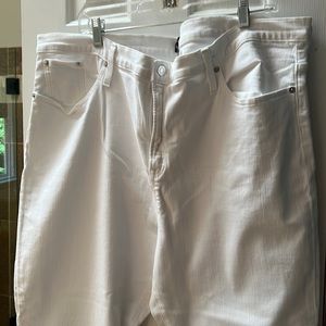 Jcrew white jeans size 37